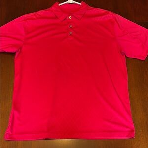 Men's Red Pro Tour Polo Shirt